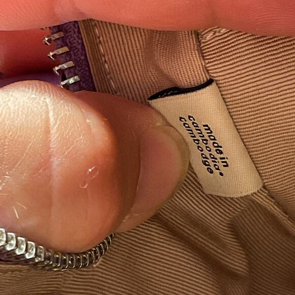 Coach Signature Sand Lavender Floral print Jamie Crossbody Mini/Camera Bag NWT - Picture 9 of 13